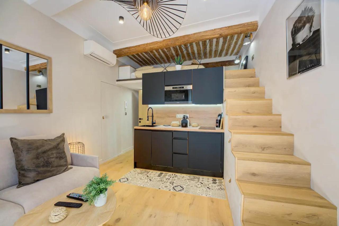 Duplex Studio Apt Mezzanine Near Shops & Cafes Антиб Экстерьер фото