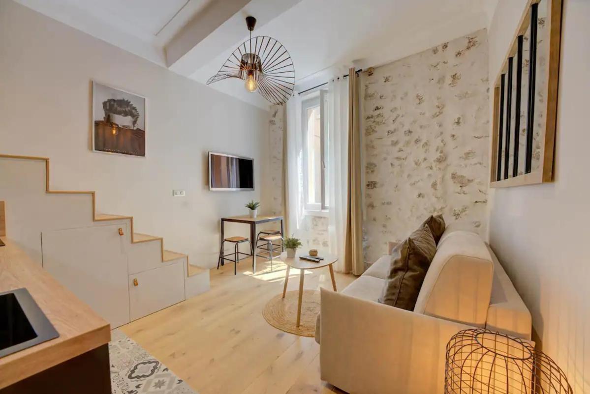 Duplex Studio Apt Mezzanine Near Shops & Cafes Антиб Экстерьер фото